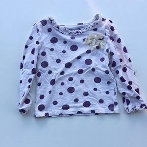 polka dot long sleeve